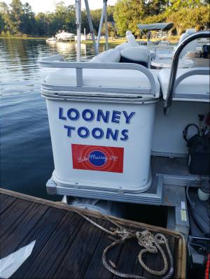 Pontoon Lettering from Karl W, SC
